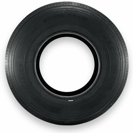 RUBBERMASTER ST235/80R16 Highway Rib 14 Ply Tubeless All Steel Trailer Tire 490230